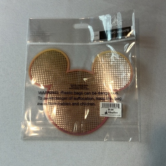NEW Disney Parks Official Window Decal Mickey Mouse Orange and Yellow - Picture 2 of 2